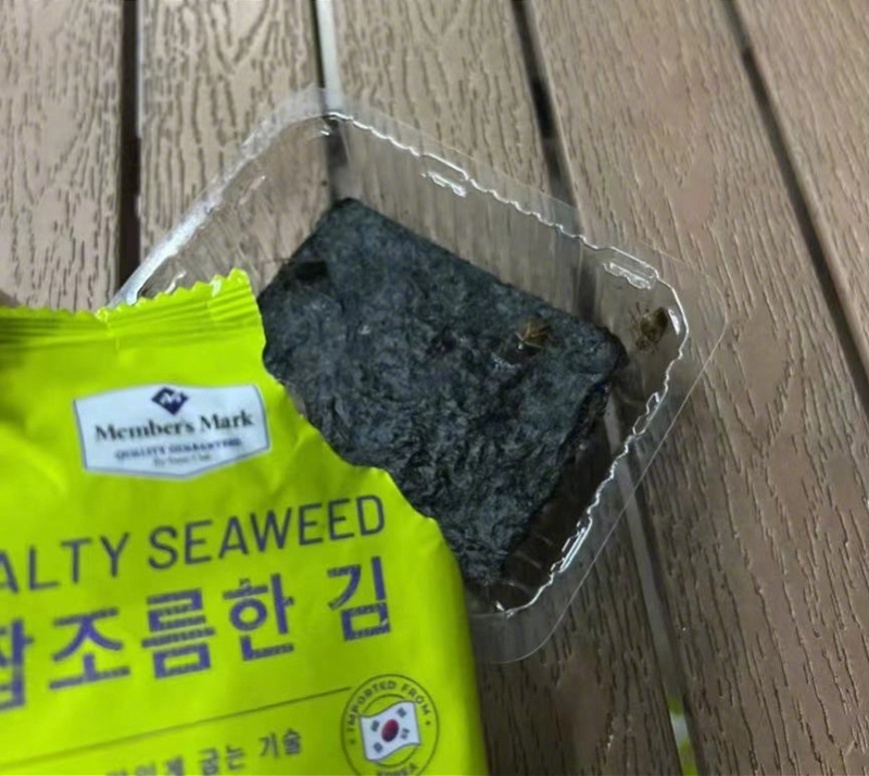 山姆被曝所售海苔中有蟑螂，引发了消费者的担忧