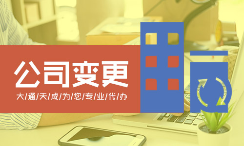 河南公司变更代办机构流程