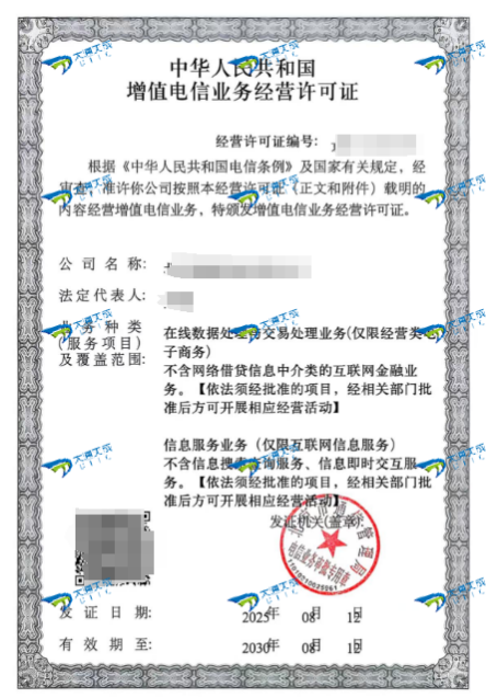 最新ICP许可证办理案例