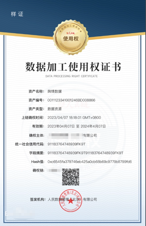 25年数据加工使用权证书怎么办理?数据权利的类型及界定指引