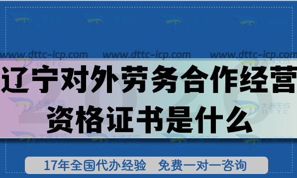 2026辽宁对外劳务合作经营资格证书是什么?申请核心条件材料要求是什么?